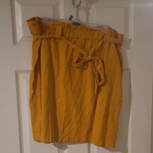 Yellow Women's Skirt
